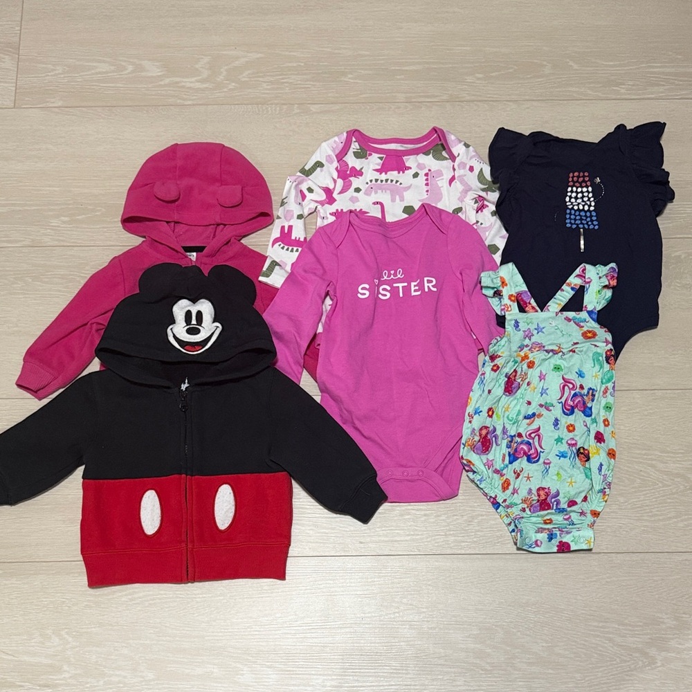 ✨ 6-12 Month Clothing Bundle Set of 6